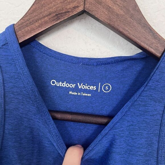 Outdoor Voices Excercise Dress Colorblock Blue Size Small Tennis Mini Stretch - Picture 6 of 8